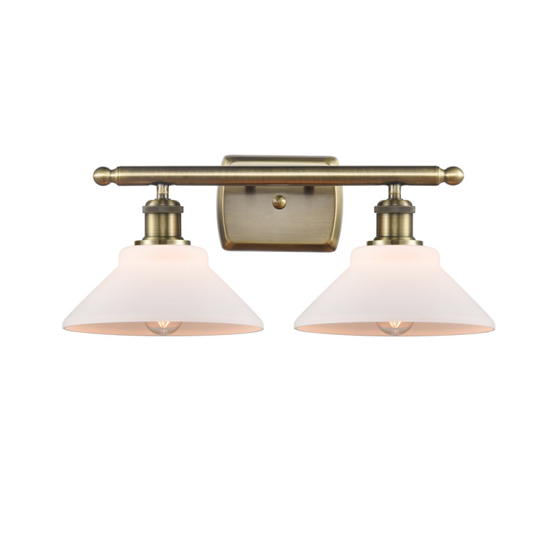 Wigfall 2 - Light Dimmable Vanity Light, Matte White, Incandescent