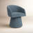 Kyo 24.4" W Chenille Swivel Barrel Chair -104828469
