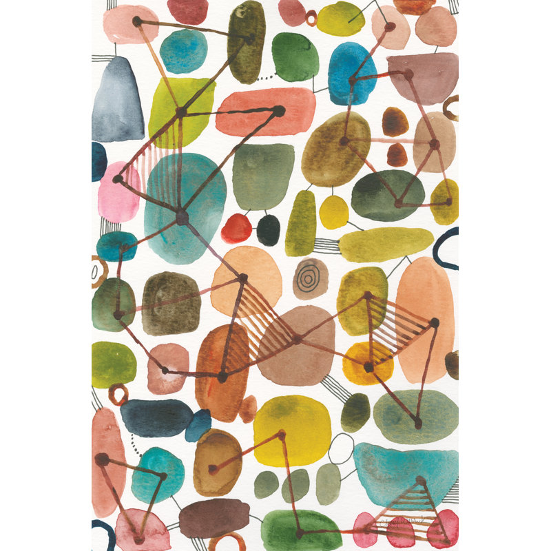 Bliss IV by Cheryl Warrick - Wrapped Canvas Painting, 46cm H x 30cm W x 3.8cm D