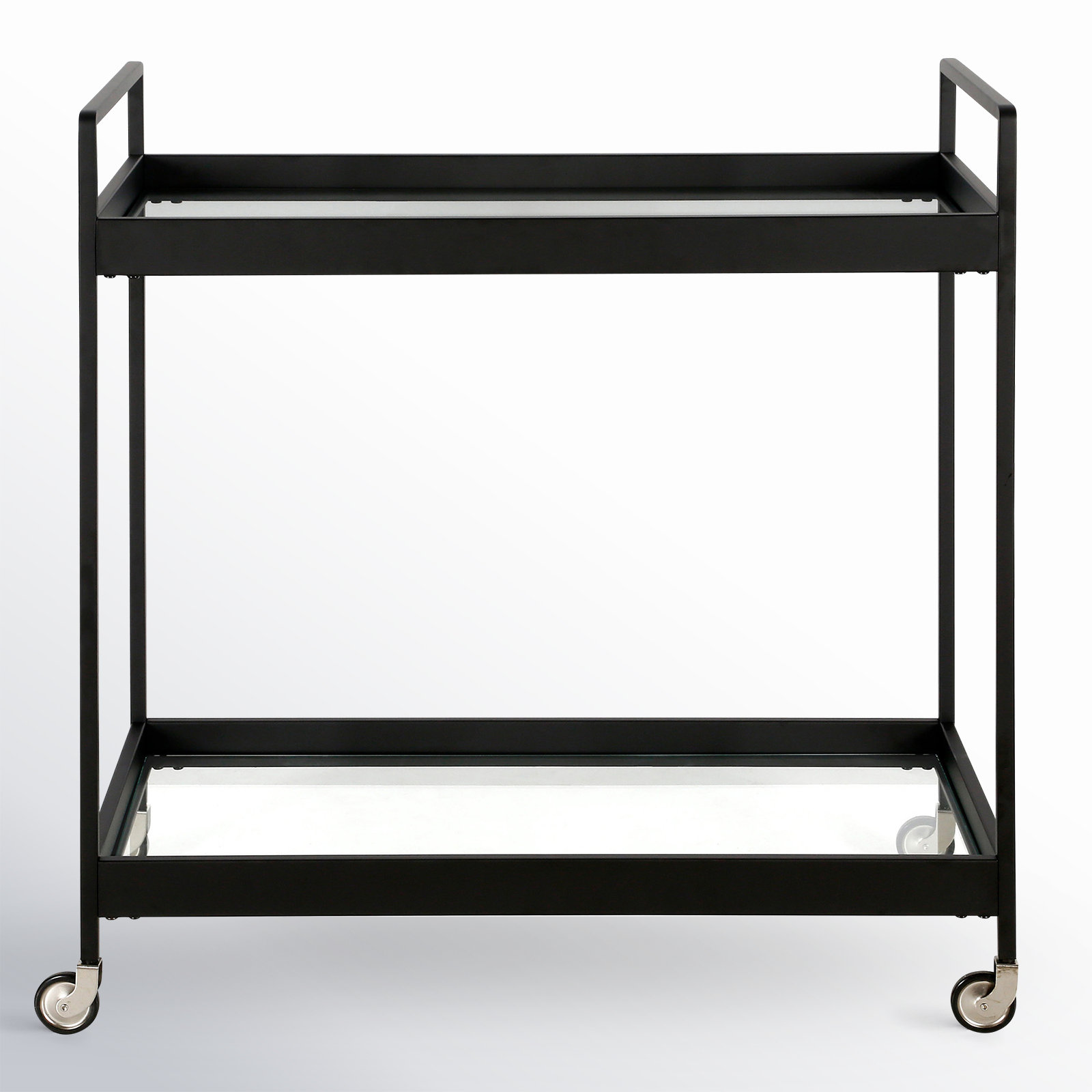 Apprentice Metal Bar Cart, Blackened Bronze