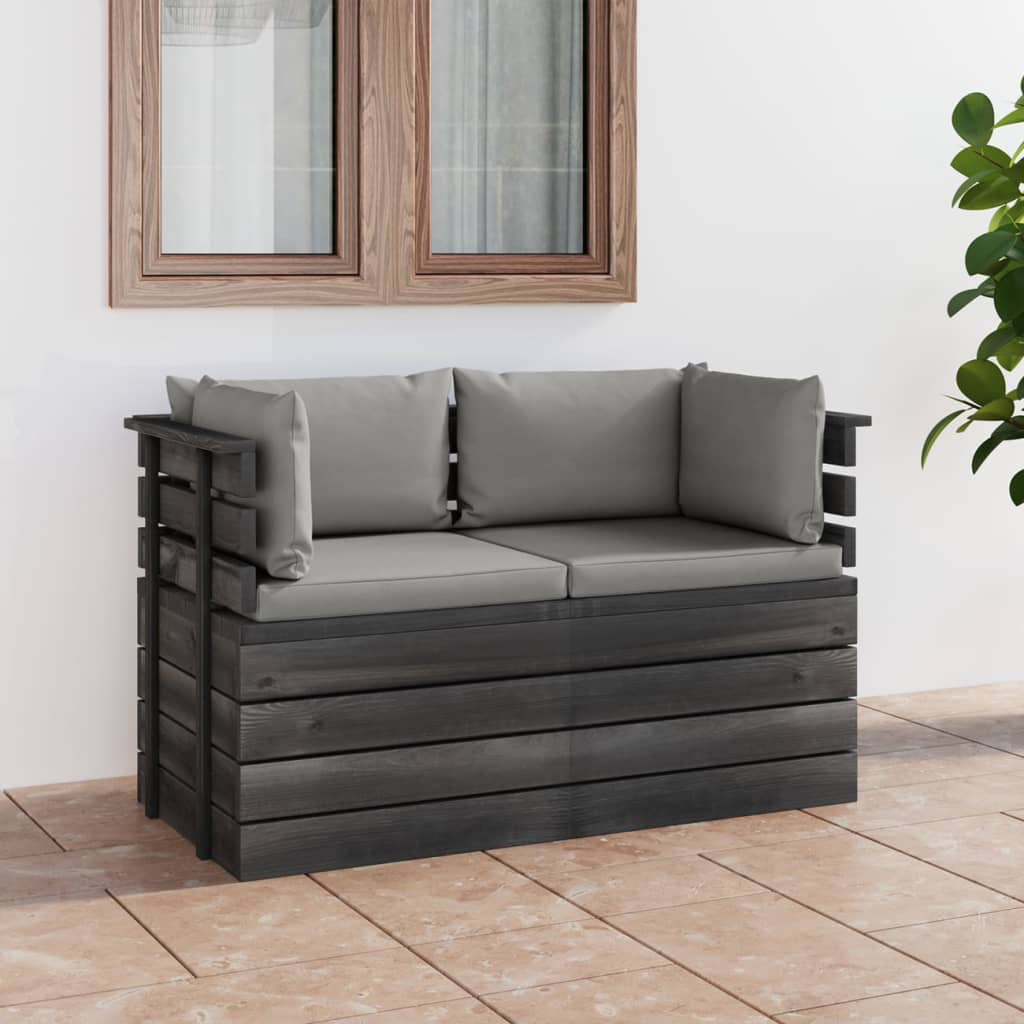 Gartensofa Jenri mit Kissen