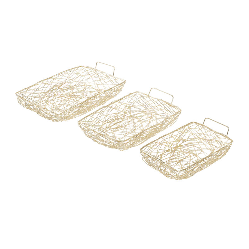 Metal Tray - Set of 3