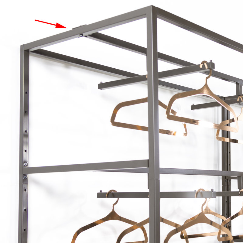 Barre de suspension à hauteur fixe double à hauteur fixe l 50 po Octavio