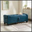 Banc rembourré capitonné avec rangement-1865697648