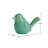 Celadon Perch 6" Green Crackled Reactive Glaze Ceramic Bird Sculpture-1223427979