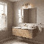 Éclairage pour salle de bain 3 lumières Savoy House Dover en laiton chaud-486375228-486375229-486375233