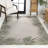 Caherty Coastal Cottage Palm Frond Border Indoor/Outdoor Rug-420698341