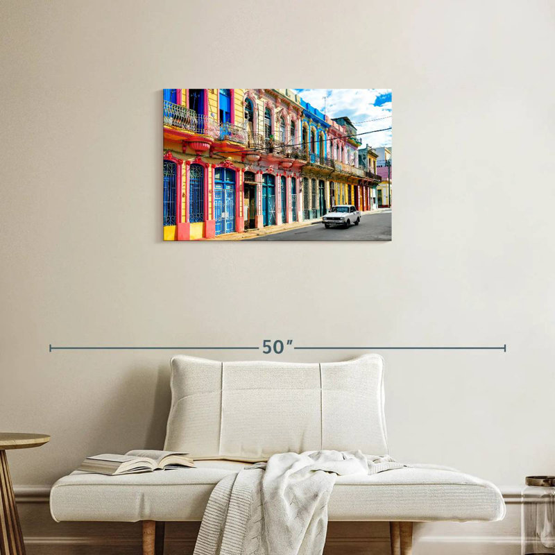 Collection Lilie Cuba Fuerte - Façades colorées, H 20 po x l 30 po