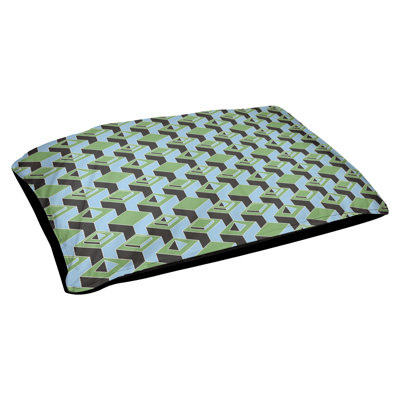 Coussin pour chien en extérieur à motif skyscrapers Chen