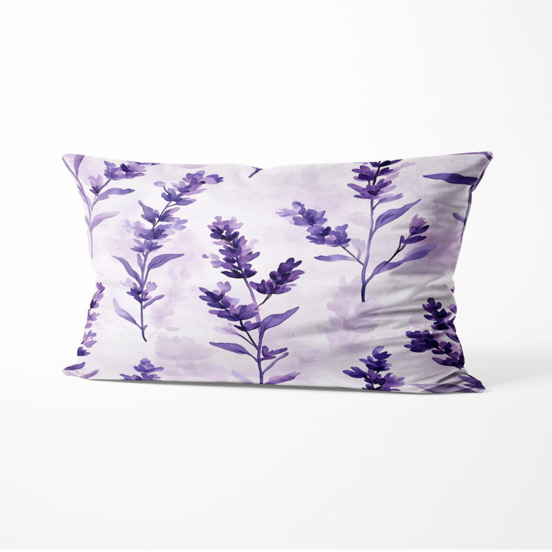 Coussin French Country - Coussin imprimé floral, H 12 po x l 20 po