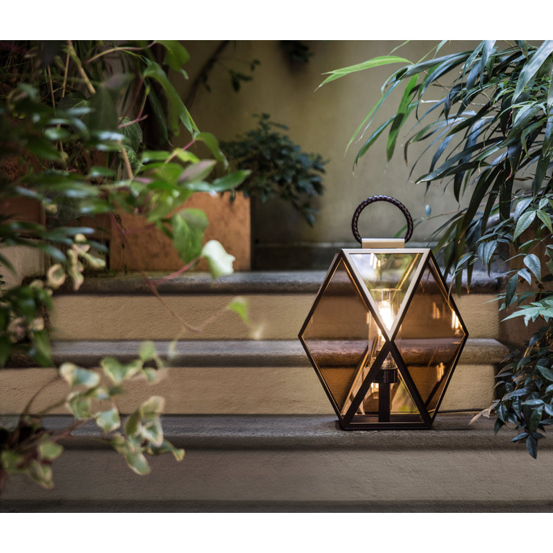Muse Lantern Table Lamp, 15.7"H x 15.7"W x 15.7" D