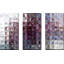 «Tile Art No.7 2015» par Mark Lawrence, ensemble de 3 reproductions d'art graphique sur toile tendue-501214101