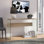 Console de 44 po avec cadre en verre Allegonda
