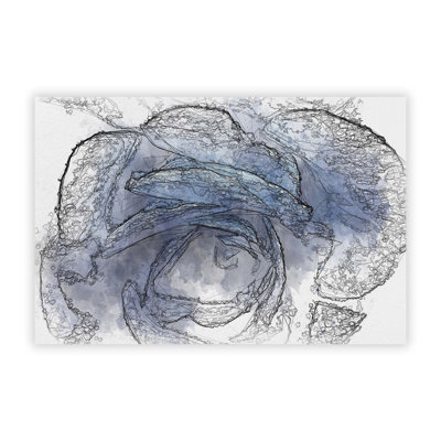 Blue Rose - Frameless Print