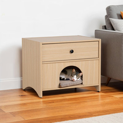 Table d'appoint 1 tiroir Mid-Century