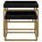 Macy 20"W 2-Piece Solid Mango Wood Nesting Table Set with Metal Frame