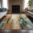 Machine Washable Indoor/Outdoor Xhevrie Beige Rug-111822233