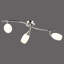 Arjon 3-Light 60cm Silver Ceiling Spotlight Bar