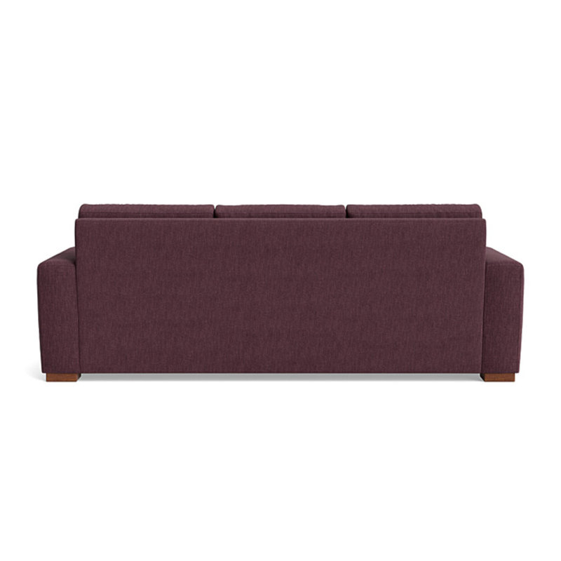 Couch Potato Sofa (95"), Performance Weave - Aubergine