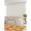 Tapis de zone en laine jaune/rouge/vert 8 pi 4 po x 9 pi 10 po one-of-kind main-noué la new age anatolian