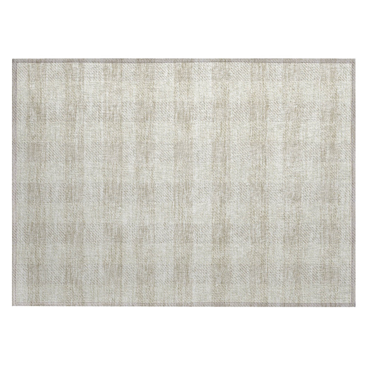 Colzie Flatweave Checkered Indoor / Outdoor Rug