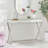 Silver Steel Console Table