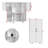 Foldable Crafting Storage Cabinet, Craft Armoire With Fold Out Table, Sewing Machine Table On Wheels, Garage Storage Cabinet With Cutting Table, Storage Shelves For Large Fabric, And Foldable Sewing Desk For Home Or Craft Rooms