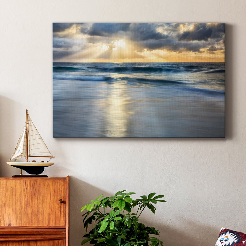 Cloudscape Shore - Photographie sur toile tendue, L 12 po x H 18 po
