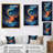 Inspiring Moon'S Outer Space View III " Inspiring Moon's Outer Space View III "-454990112-454990124