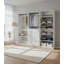 Prosper White Freestanding Walk In Wood Closet System