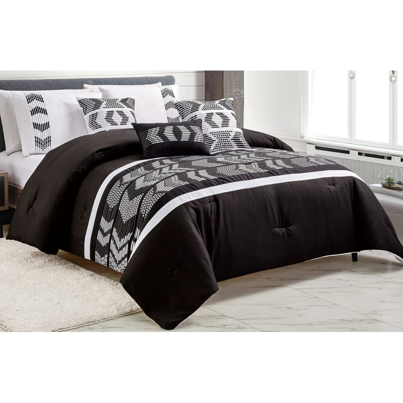 Ensemble d'édredon en microfibre , Édredon de grande taille et 5 pièces supplément
