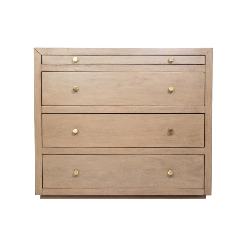 Brooklyn 4 - Drawer Solid Wood Nightstand