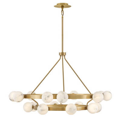 Selene 18 - Light Wagon Wheel Chandelier