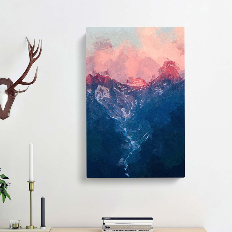 Ravine To The Clouds In Abstract - Wrapped Canvas, 50cm H x 35cm W x 3cm D