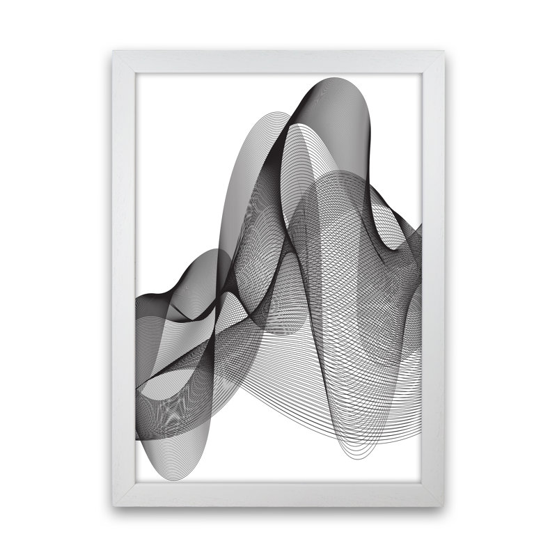 Graphic - Print, White Framed, 29.7cm H x 21cm W x 3cm D