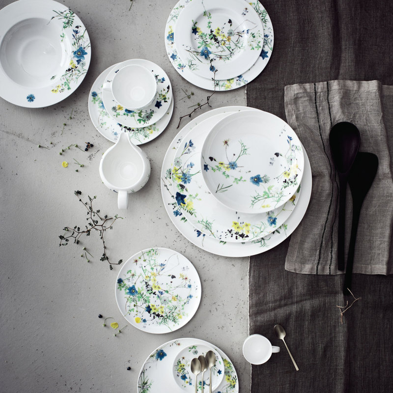 Brillance Fleurs Des Alpes Bone China Saucer