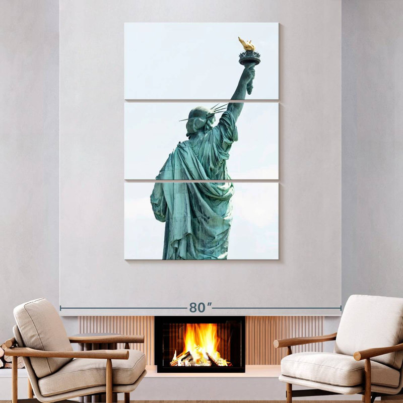 New York Liberty II, H 74 po x l 48 po