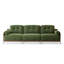 Coussin en chenille vert-1696072431