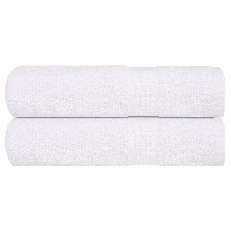 Saskya 100% Cotton Bath Towel, White