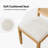 Farmhouse Cane Back Wood Dining Chair with Upholstered Seat-1337775261