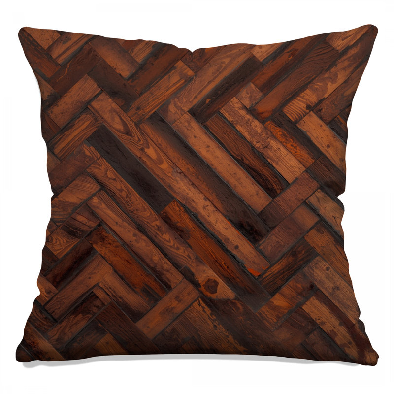 Coussins en bois Parquet, 20 po x 20 po