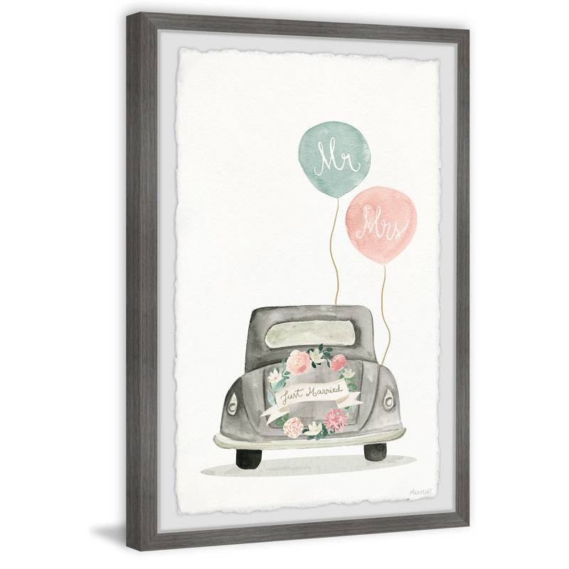 Happily Married by Marmont Hill - Single Picture Frame Painting, 91cm H x 61cm W