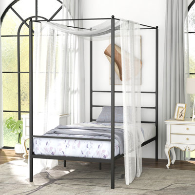 Barbaranne Metal Canopy Bed