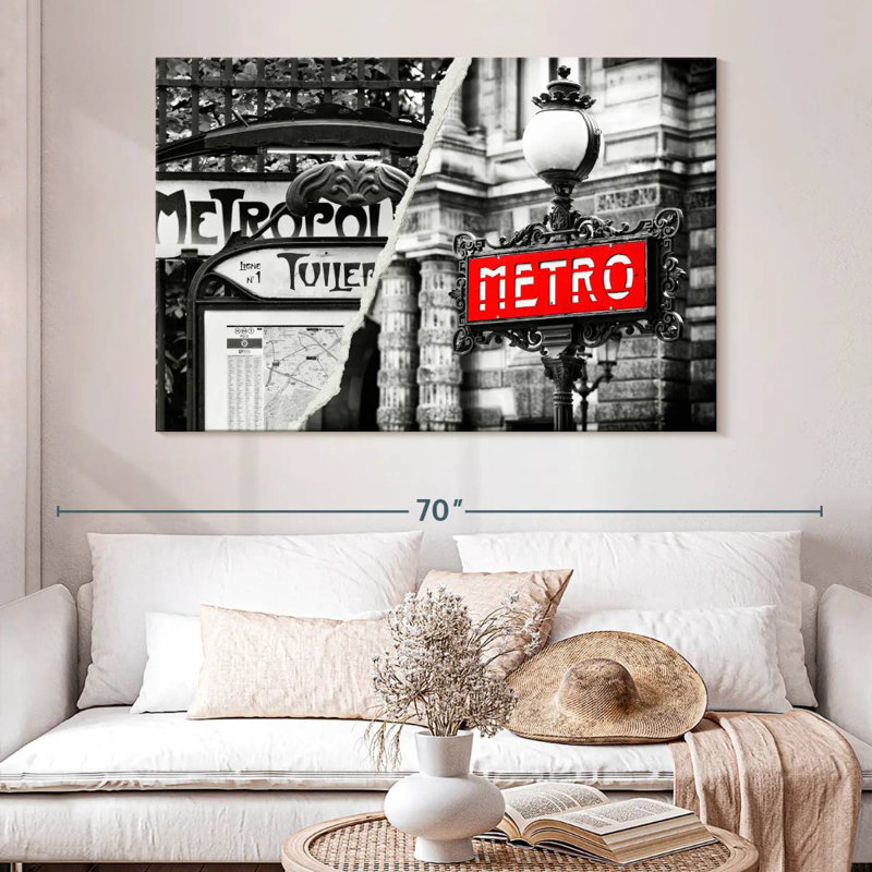 Sireci Paris Metro II, 30" H x 45" W