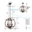 Luminaire suspendu sphère 4 lumières Sparkel