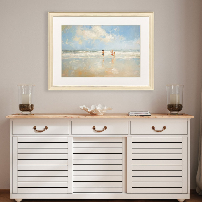 Beach Play Date Framed Art