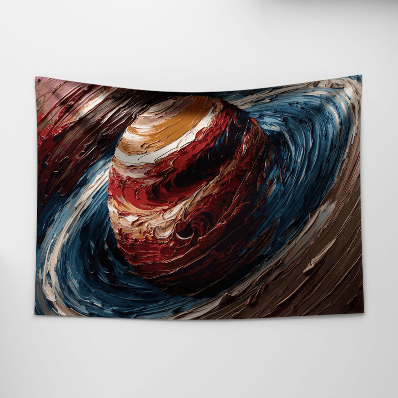 Tapisserie murale à motifs de Jupiter, 51 po x 60 po