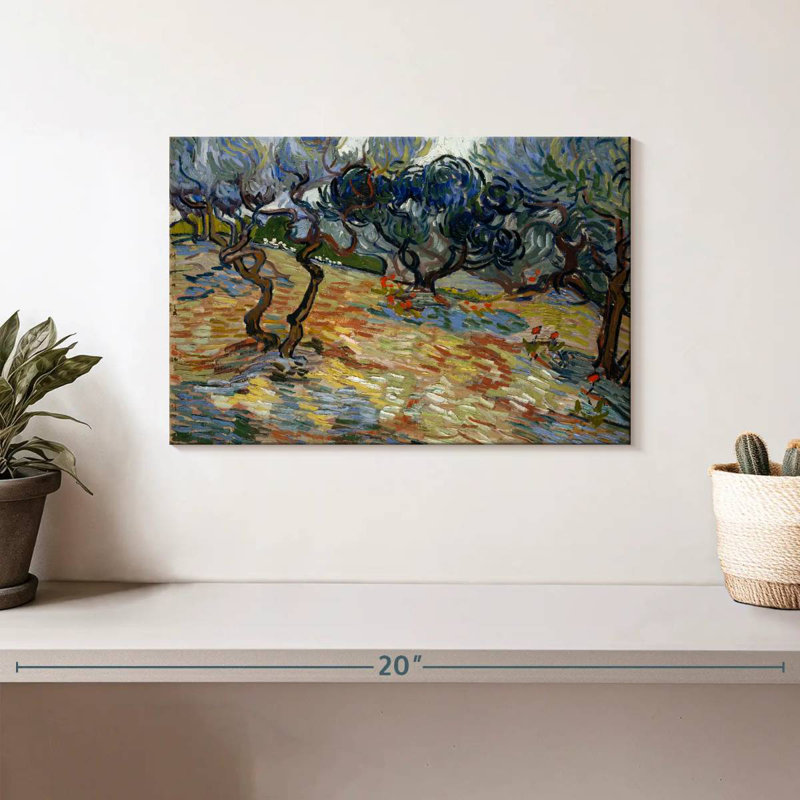 Avery Olive Trees 1889, 8" H x 12" W