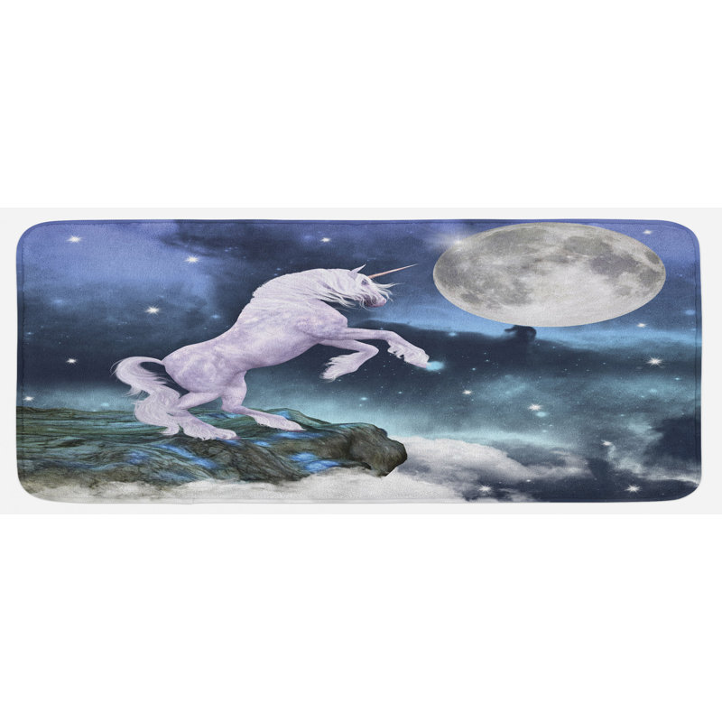 Tapis de cuisine licorne