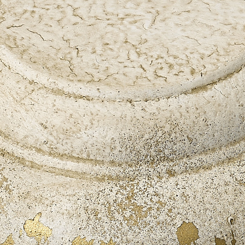 Claudette Flush Mount, Antique Ivory